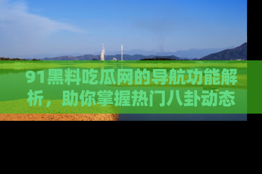 91黑料吃瓜网的导航功能解析,助你掌握热门八卦动态