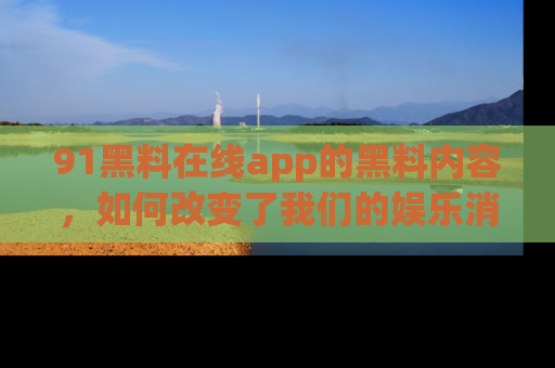 91黑料在线app的黑料内容,如何改变了我们的娱乐消费习惯?