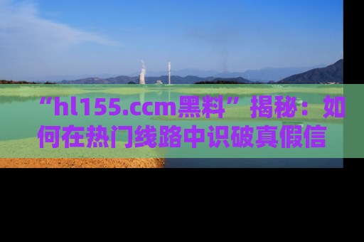 “hl155.ccm黑料”揭秘：如何在热门线路中识破真假信息