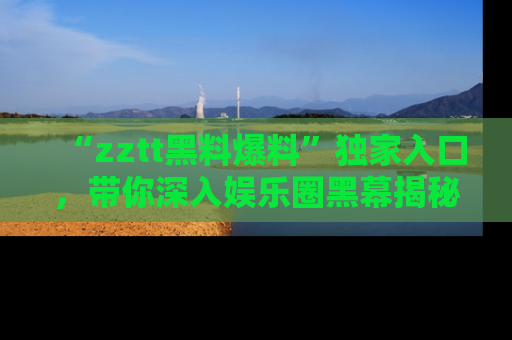 “zztt黑料爆料”独家入口，带你深入娱乐圈黑幕揭秘