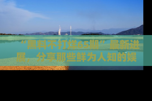 “黑料不打烊65期”最新进展，分享那些鲜为人知的娱乐八卦