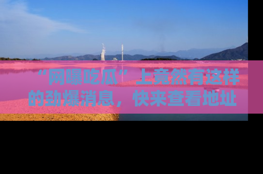 “网曝吃瓜”上竟然有这样的劲爆消息，快来查看地址了解详情！