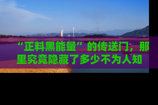 “正料黑能量”的传送门，那里究竟隐藏了多少不为人知的秘密？