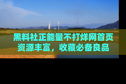 黑料社正能量不打烊网首页资源丰富，收藏必备良品