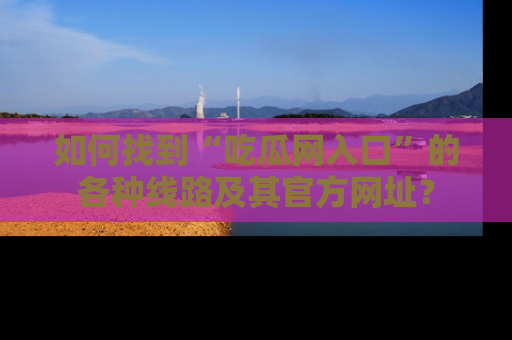 如何找到“吃瓜网入口”的各种线路及其官方网址？