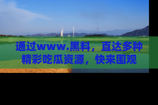 通过www.黑料,直达多种精彩吃瓜资源,快来围观