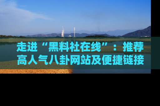 走进“黑料社在线”:推荐高人气八卦网站及便捷链接的全面指南